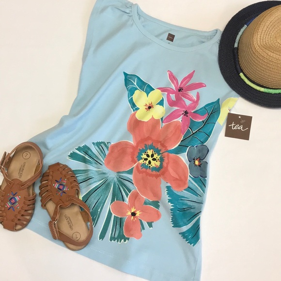 Tea Collection Other - Tea Toddler Tropical T-shirt Dress